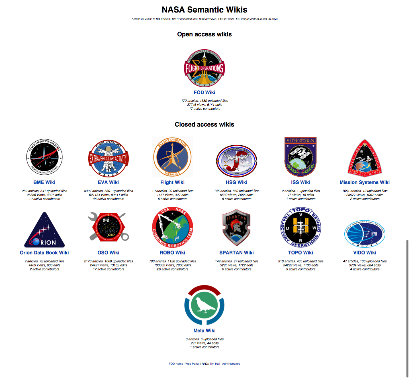 NASA Semantic Wikis